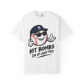 Baseball Graphic T-Shirt-HIT BOMBS (or at least try)